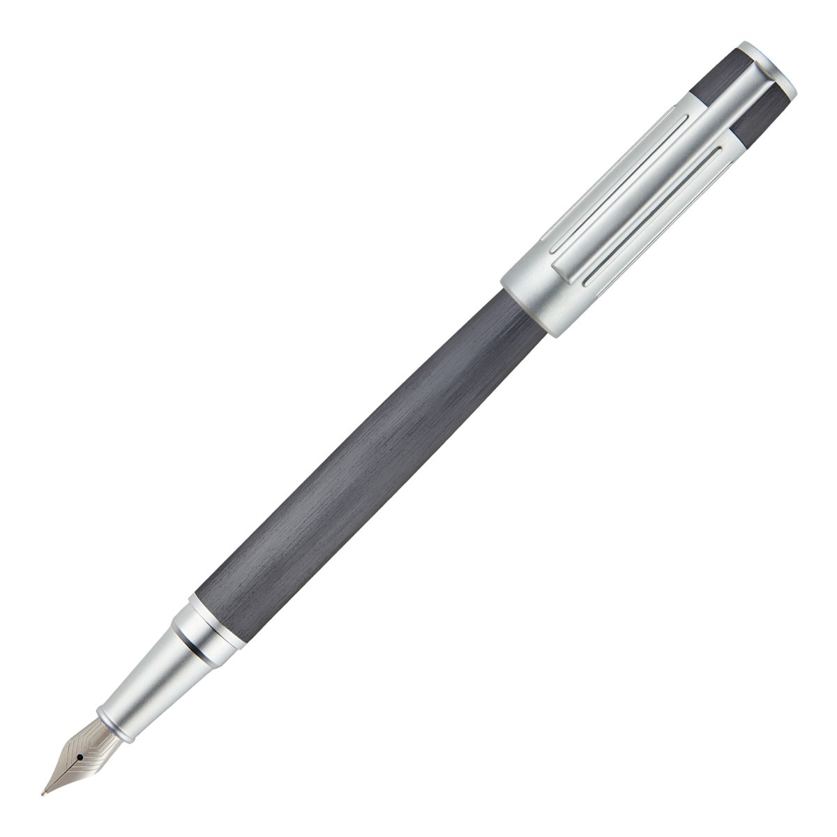 HUGO BOSS HSV3062D Πένα Gear Ribs Gun Fountain Pen - Κοσμηματοπωλείο Goldy