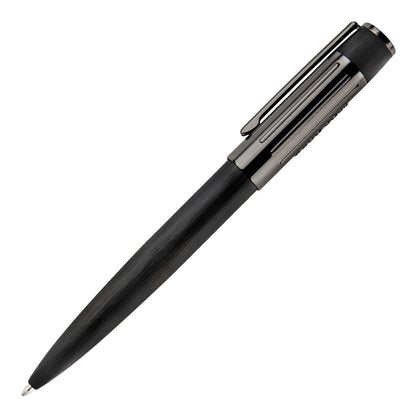 HUGO BOSS HSV3064A Στυλό Gear Ribs Black Ballpoint Pen - Κοσμηματοπωλείο Goldy