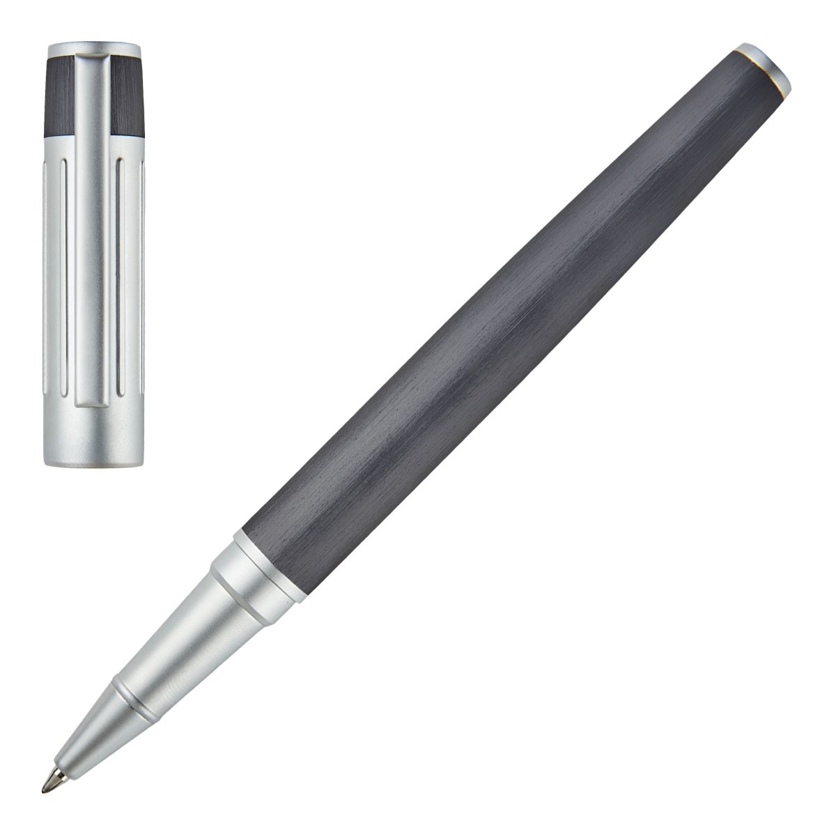 HUGO BOSS HSV3065D Στυλό Gear Ribs Gun Rollerball Pen - Κοσμηματοπωλείο Goldy