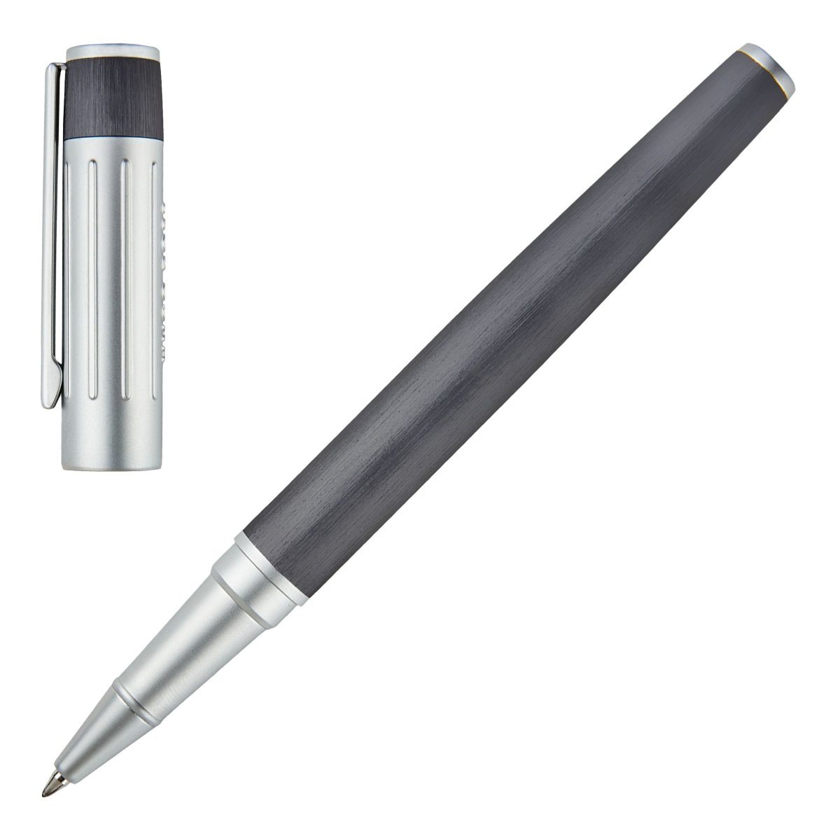 HUGO BOSS HSV3065D Στυλό Gear Ribs Gun Rollerball Pen - Κοσμηματοπωλείο Goldy