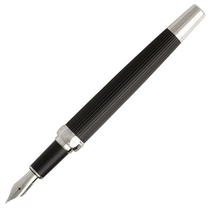 HUGO BOSS HSV9962B Πένα Grace Chrome Fountain Pen - Κοσμηματοπωλείο Goldy