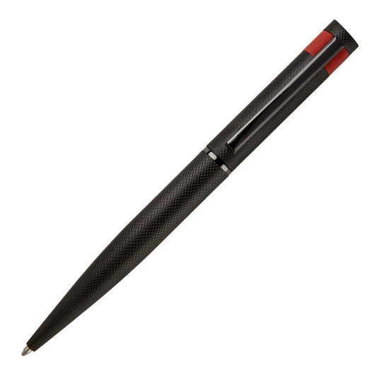 HUGO BOSS HSW3674A Στυλό Loop Diamond Black Ballpoint Pen - Κοσμηματοπωλείο Goldy