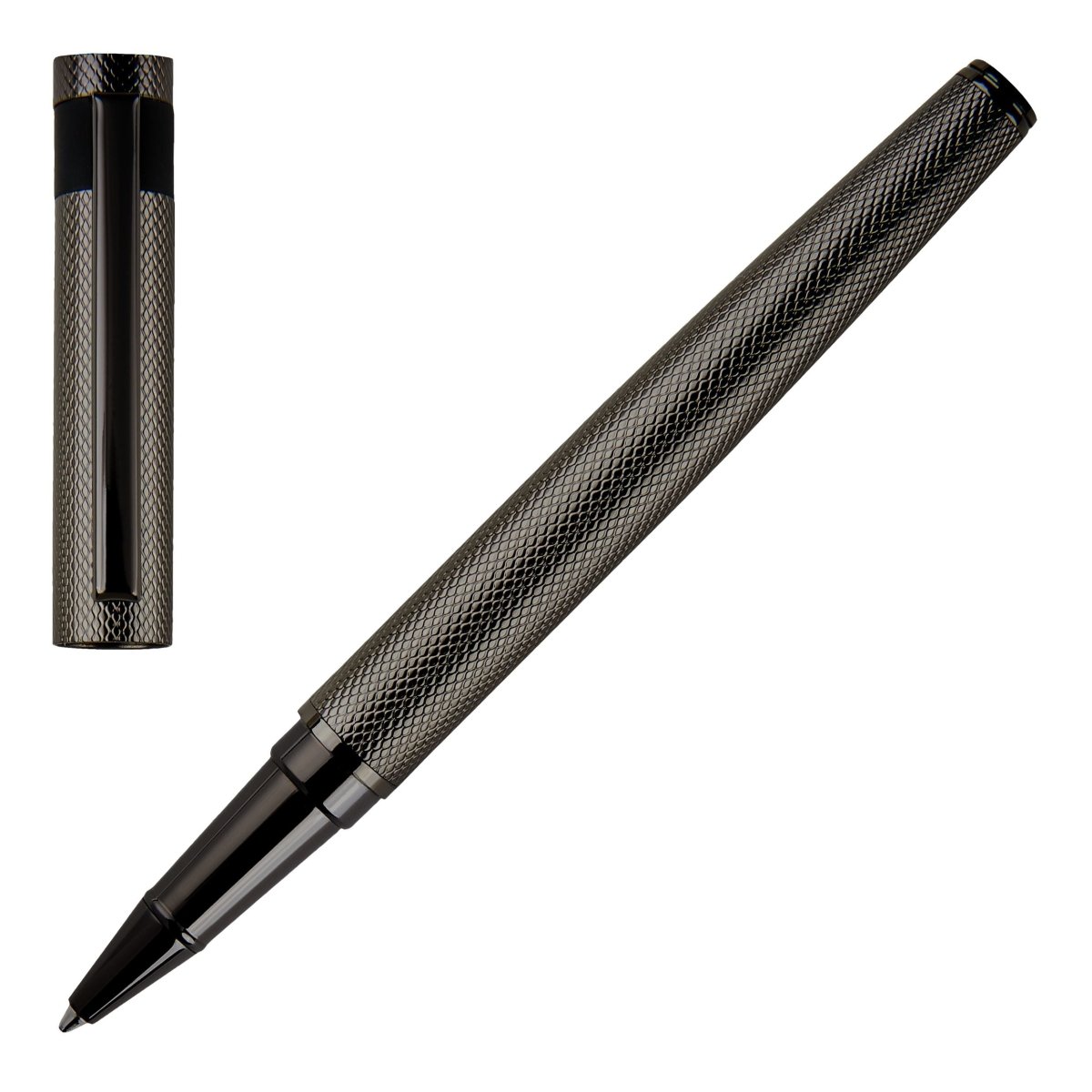 HUGO BOSS HSW3675D Στυλό Loop Diamond Gun Rollerball Pen - Κοσμηματοπωλείο Goldy