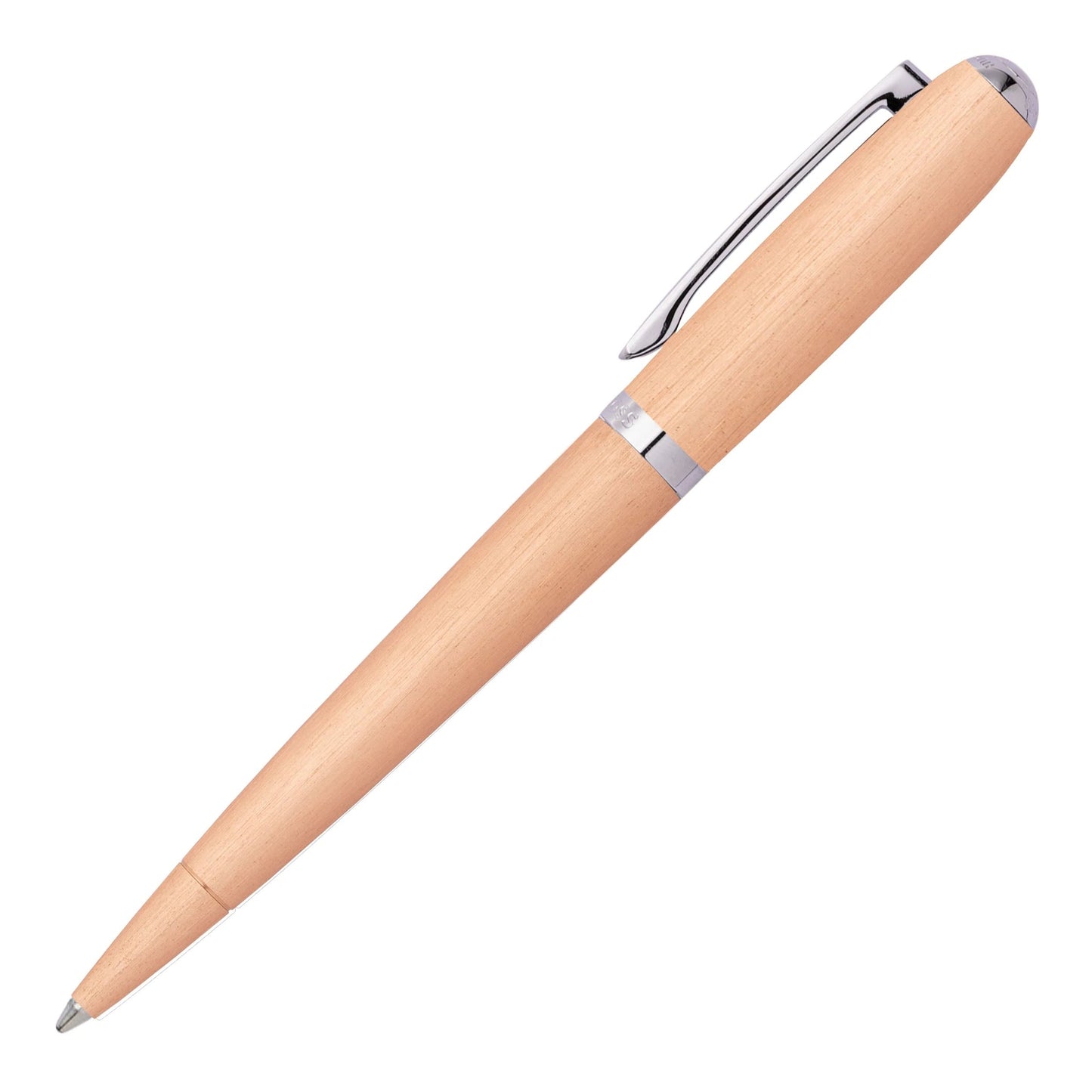 HUGO BOSS HSY2434E Στυλό Contour Brushed Champagne Ballpoint Pen - Κοσμηματοπωλείο Goldy