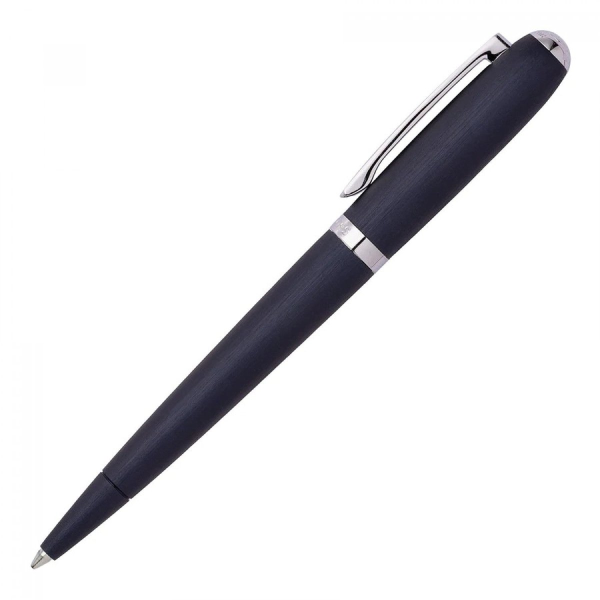 HUGO BOSS HSY2434N Στυλό Contour Brushed Navy Ballpoint Pen - Κοσμηματοπωλείο Goldy