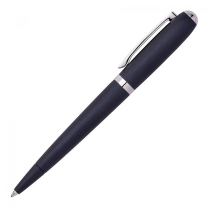 HUGO BOSS HSY2434N Στυλό Contour Brushed Navy Ballpoint Pen - Κοσμηματοπωλείο Goldy