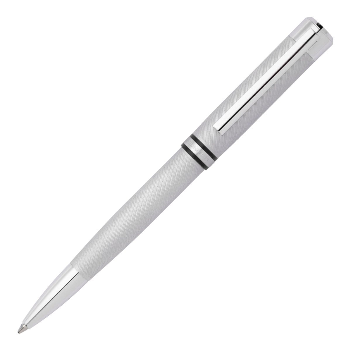 HUGO BOSS HSY2654B Στυλό Filament Chrome Ballpoint Pen - Κοσμηματοπωλείο Goldy