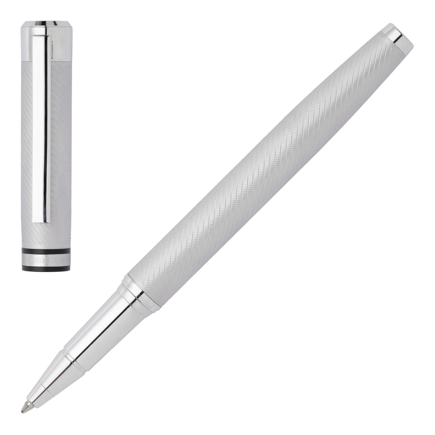 HUGO BOSS HSY2655B Στυλό Filament Chrome Rollerball Pen - Κοσμηματοπωλείο Goldy