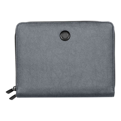 HUGO BOSS HTM105J Ντοσιέ A5 Gleam Grey Zip Folder - Κοσμηματοπωλείο Goldy