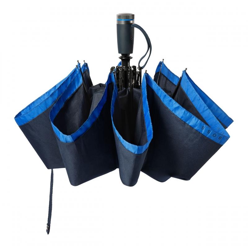 HUGO BOSS HUF007L Ομπρέλα Pocket Umbrella Gear Blue - Κοσμηματοπωλείο Goldy