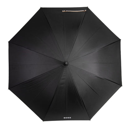 HUGO BOSS HUF321A Ομπρέλα Αυτόματη Pocket Umbrella Iconic Black - Κοσμηματοπωλείο Goldy