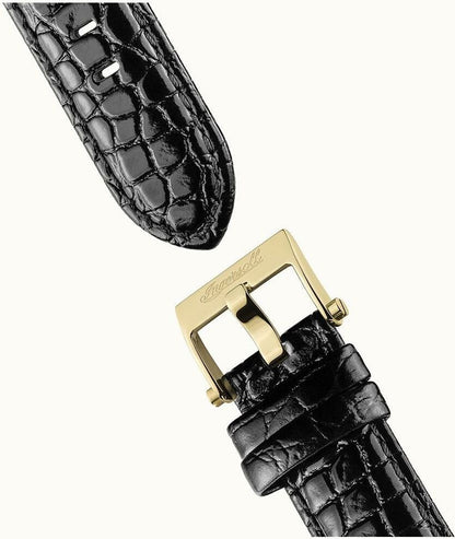 Ingersoll I05802 Charles Automatic Black Leather Strap - Κοσμηματοπωλείο Goldy