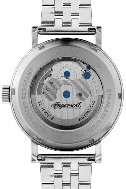 Ingersoll I05807 Charles Automatic Stainless Steel Bracelet - Κοσμηματοπωλείο Goldy