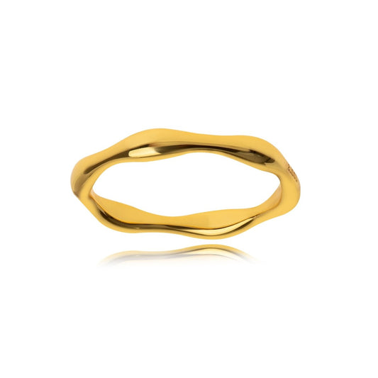 JOOLS DSR6356.2 Δαχτυλίδι Από Επιχρυσωμένο Ασήμι - Κοσμηματοπωλείο Goldy