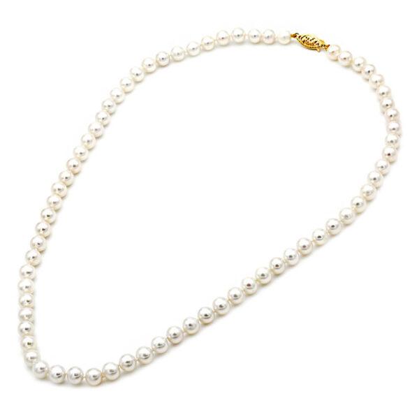 Κολιέ 110140 με Μαργαριτάρια Fresh Water Pearl 5,5-6,0mm 14ct - Κοσμηματοπωλείο Goldy