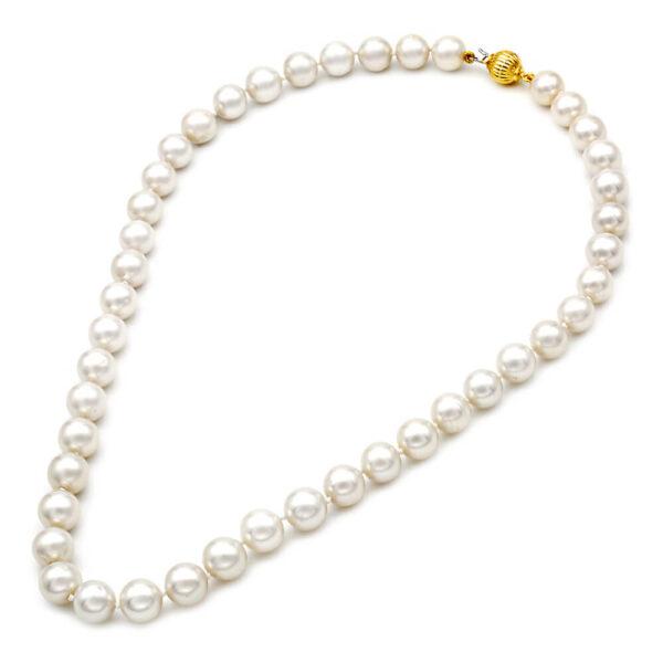 Κολιέ 110144 με Μαργαριτάρια Fresh Water Pearl 9,0-10,0mm 14ct - Κοσμηματοπωλείο Goldy