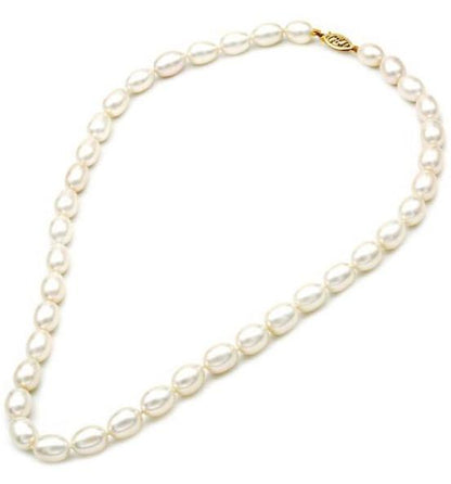 Κολιέ 110147 με Μαργαριτάρια Fresh Water Pearl 8,0-10,0mm 14ct - Κοσμηματοπωλείο Goldy