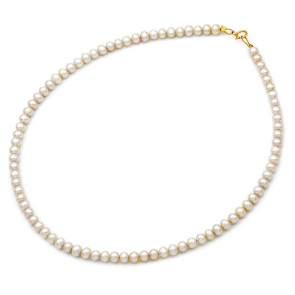 Κολιέ 110233 με Μαργαριτάρια Fresh Water Pearl 4,5-5,0mm 14ct - Κοσμηματοπωλείο Goldy