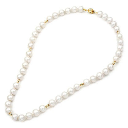 Κολιέ 110359 Μαργαριτάρια Fresh Water Pearl 8-9mm 14ct - Κοσμηματοπωλείο Goldy