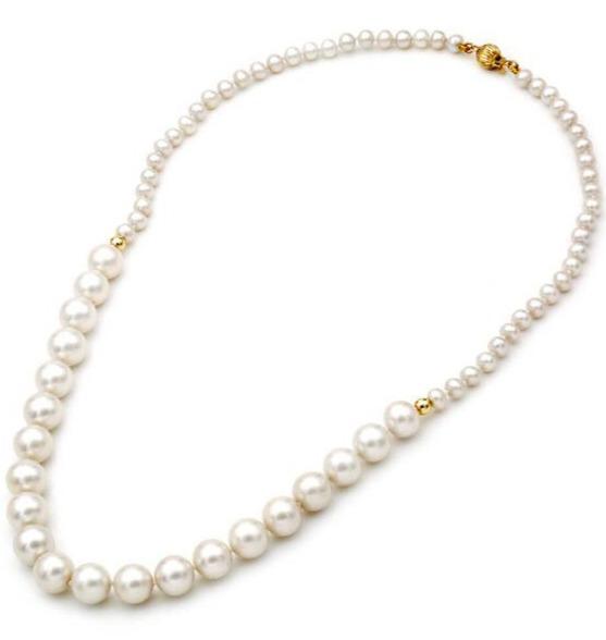 Κολιέ με Μαργαριτάρια 110220 Fresh Water Pearl 4,5-10,0mm 14ct - Κοσμηματοπωλείο Goldy