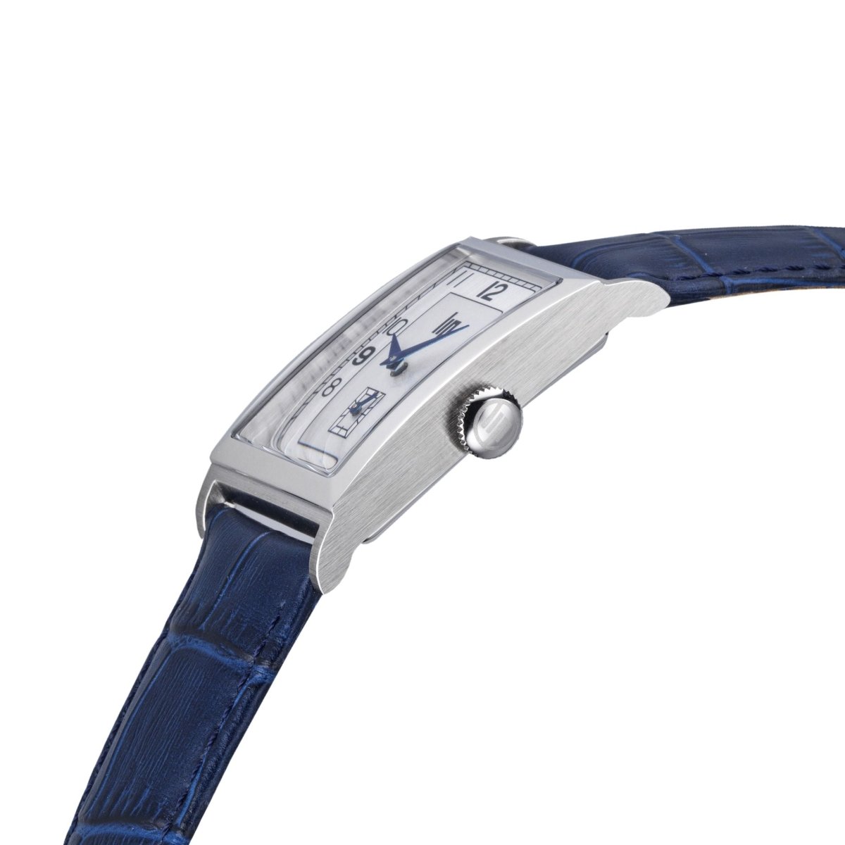 LIP 671279 Churchill T24 Blue Leather Strap - Κοσμηματοπωλείο Goldy