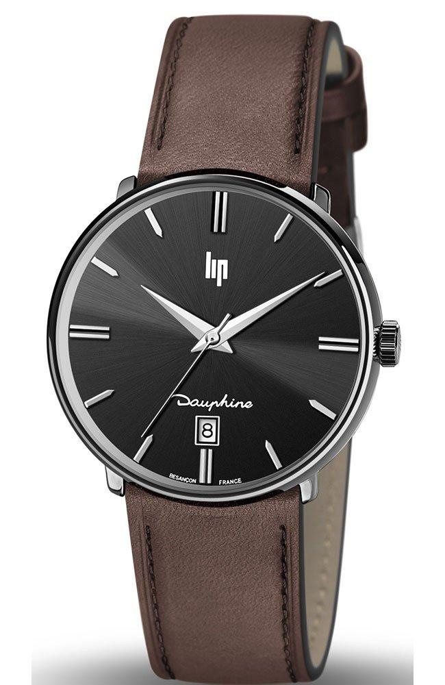 LIP 671438 Dauphine Brown Leather Strap - Κοσμηματοπωλείο Goldy