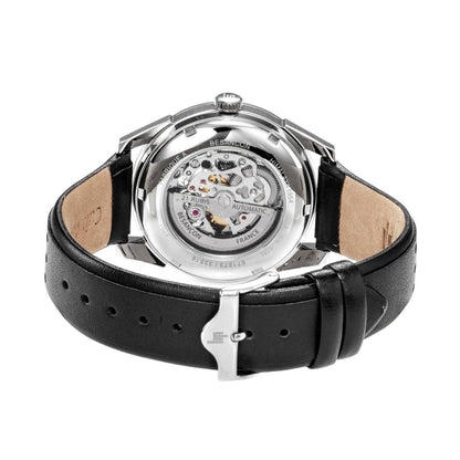 LIP 671573 Himalaya Automatic Black Leather Strap - Κοσμηματοπωλείο Goldy