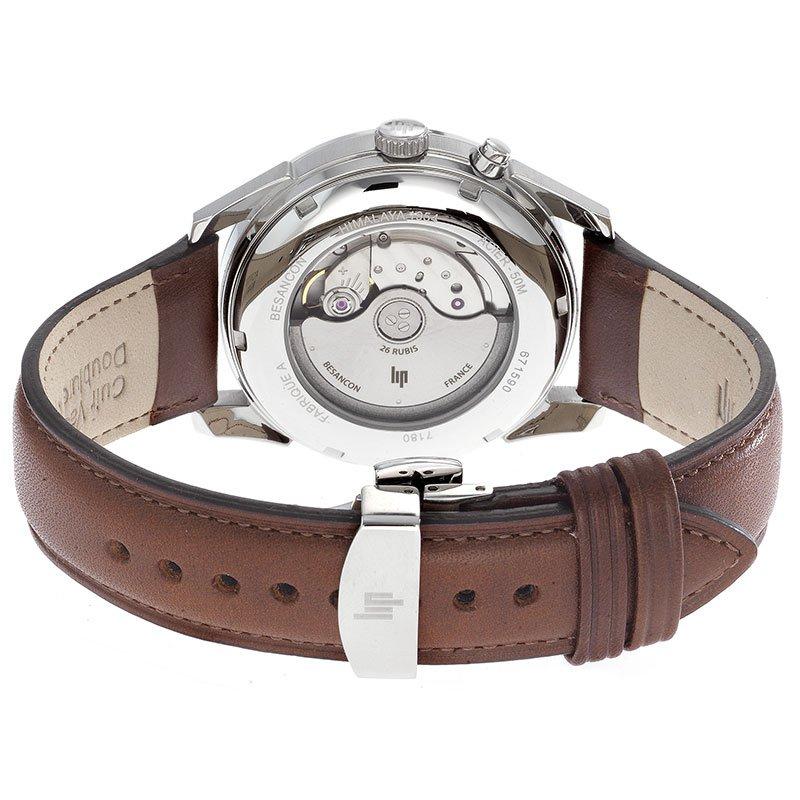 LIP 671590 Himalaya Automatic Brown Leather Strap - Κοσμηματοπωλείο Goldy