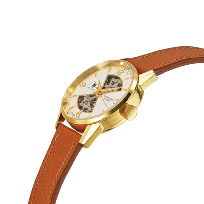 LIP 671683 Himalaya Automatic Brown Leather Strap - Κοσμηματοπωλείο Goldy