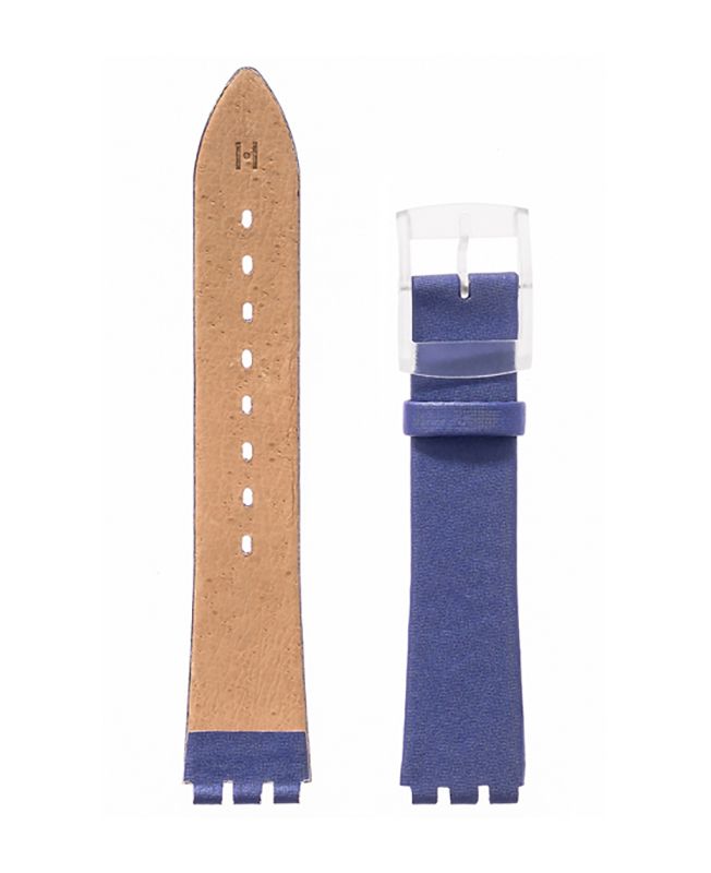 Λουρί Hirsch Luna 6410-9586 Purple Plastic Strap For Swatch - Κοσμηματοπωλείο Goldy