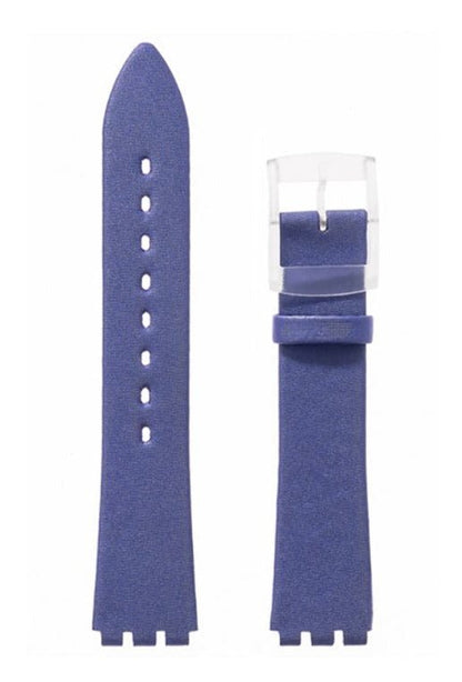 Λουρί Hirsch Luna 6410-9586 Purple Plastic Strap For Swatch - Κοσμηματοπωλείο Goldy