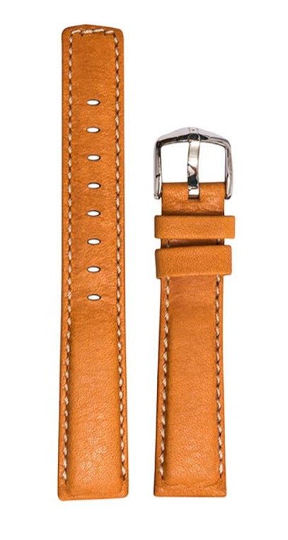 Λουρί Hirsch Mariner 1450-2170 Light Brown Leather Strap - Κοσμηματοπωλείο Goldy