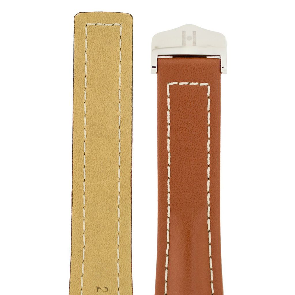 Λουρί Hirsch Navigator Calfskin 0700-2470 Light Brown Leather Strap - Κοσμηματοπωλείο Goldy