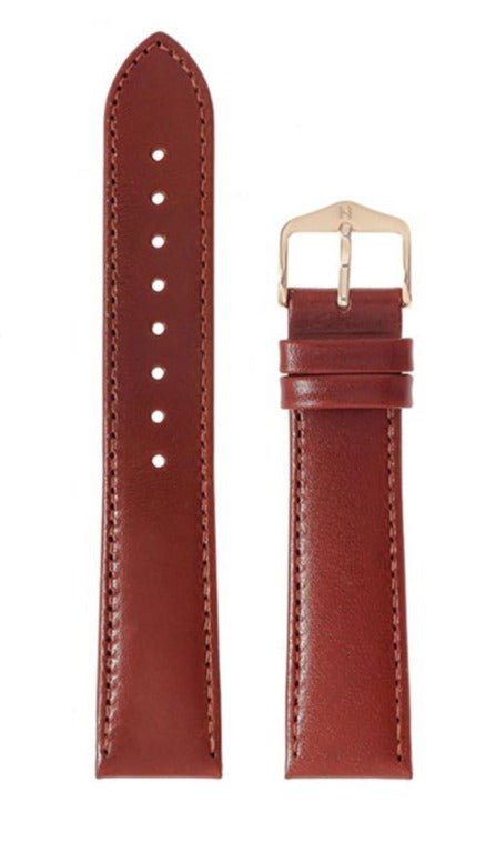 Λουρί Hirsch Osiris 0347-5115 Light Brown Leather Strap - Κοσμηματοπωλείο Goldy