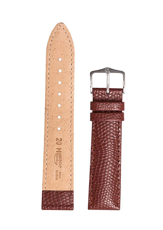 Λουρί Hirsch Rainbow 1230-2670 Light Brown Leather Strap - Κοσμηματοπωλείο Goldy