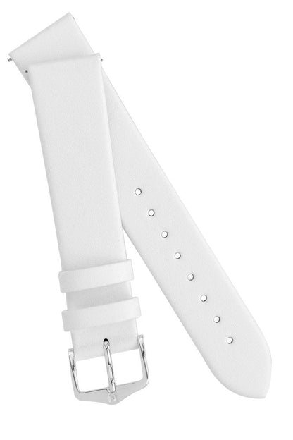 Λουρί Hirsch Toronto 0370-2000 White Leather Strap - Κοσμηματοπωλείο Goldy