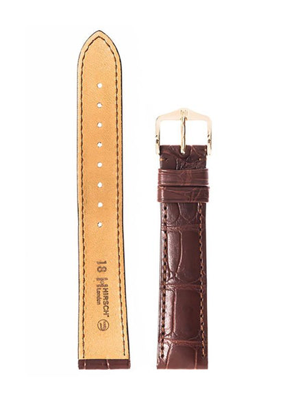 Λουρί London 0420-7119 Brown Leather Strap - Κοσμηματοπωλείο Goldy