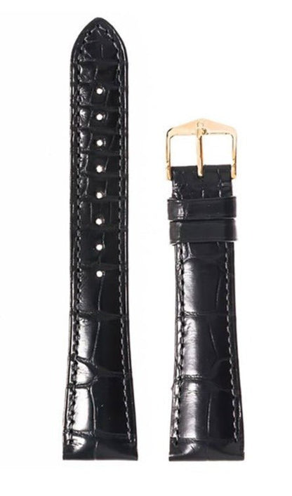 Λουρί London 0420-7159 Black Leather Strap - Κοσμηματοπωλείο Goldy