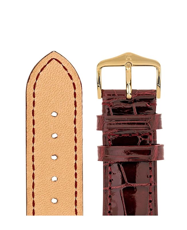 Λουρί London 7450-0760 Bordeaux Leather Strap - Κοσμηματοπωλείο Goldy