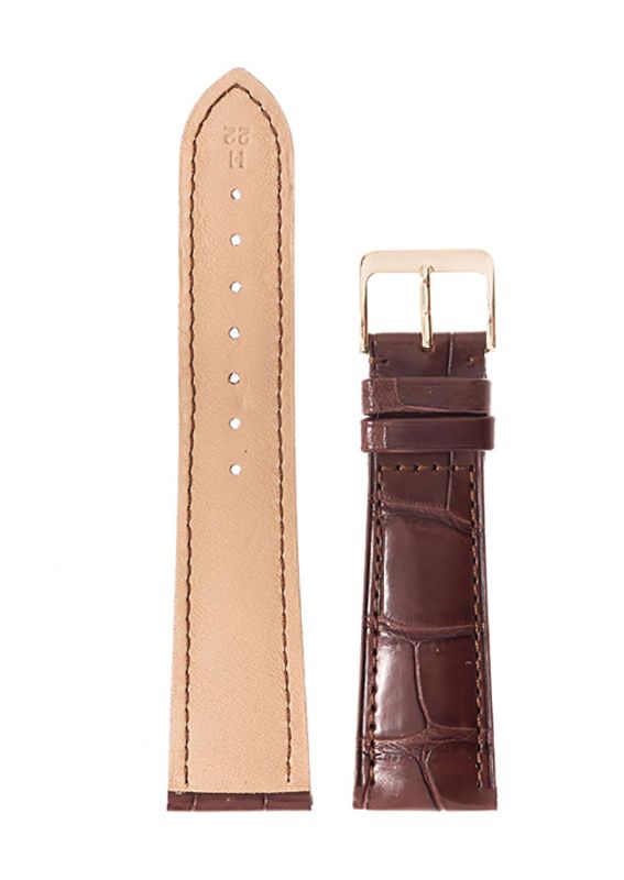 Λουρί London Artisanal 7450-0719 Brown Leather Strap - Κοσμηματοπωλείο Goldy