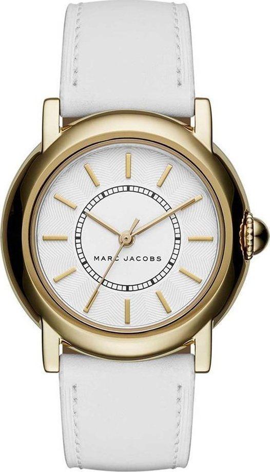 Marc Jacobs MJ1449 Courtney White Leather Strap - Κοσμηματοπωλείο Goldy