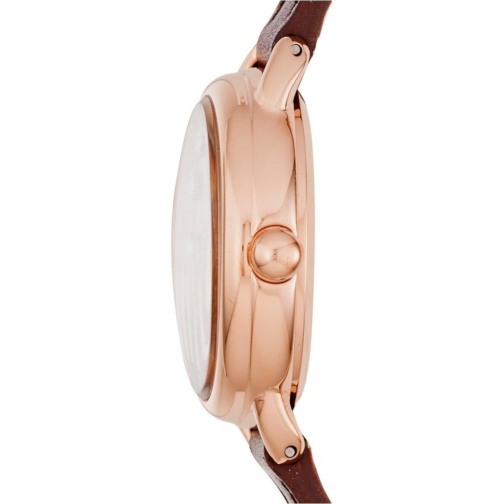 Marc Jacobs MJ1481 Betty Brown Leather Strap - Κοσμηματοπωλείο Goldy