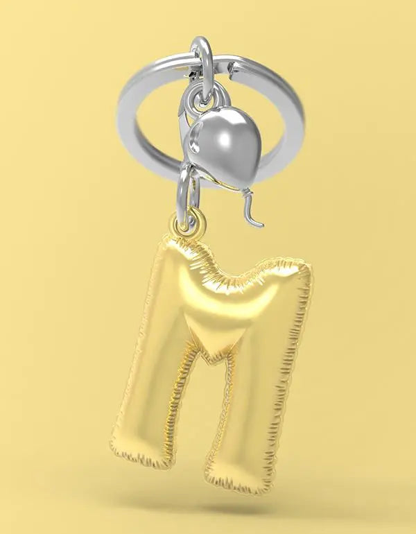 Metalmorphose MTM10M Μονόγραμμα Μ Μπρελόκ από Αλόη - Κοσμηματοπωλείο Goldy