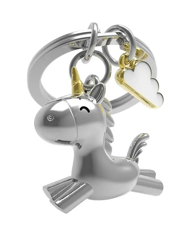 Metalmorphose MTM119-02 Flying Unicorn Μπρελόκ από Αλόη - Κοσμηματοπωλείο Goldy