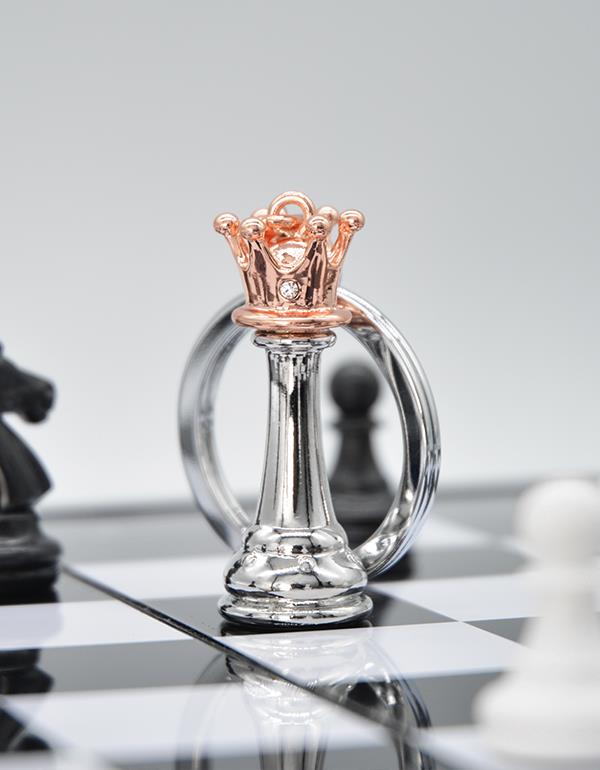 Metalmorphose MTM241-01 Queen Chess Μπρελόκ από Αλόη - Κοσμηματοπωλείο Goldy