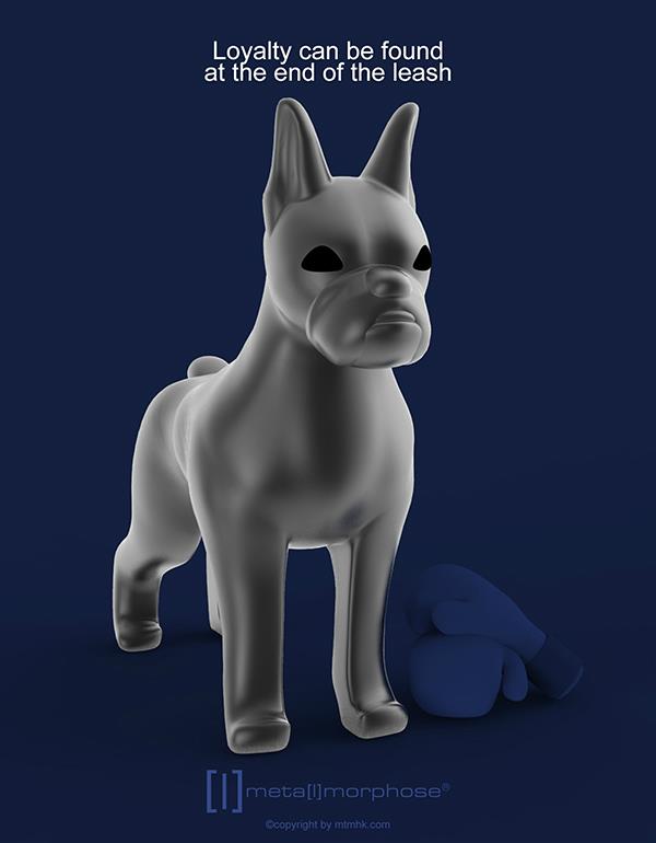 Metalmorphose MTM252-02 Boxer Dog Μπρελόκ από Αλόη - Κοσμηματοπωλείο Goldy