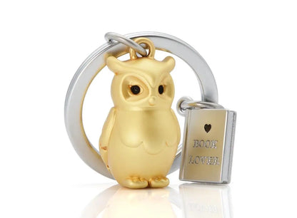 Metalmorphose MTM279-01 Owl & Book Μπρελόκ από Αλόη - Κοσμηματοπωλείο Goldy