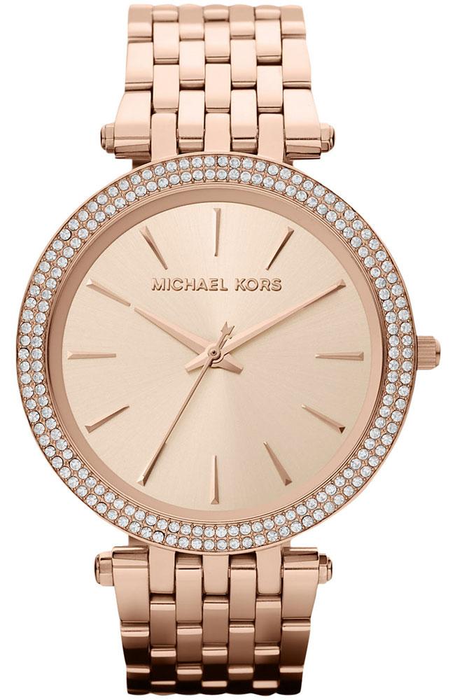 Michael Kors MK3192 Darci Rose Gold Stainless Steel Watch - Κοσμηματοπωλείο Goldy