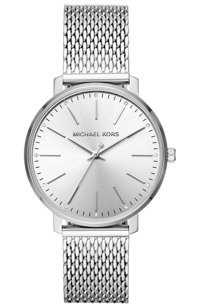 Michael Kors MK4338 Pyper Silver Stainless Steel Watch - Κοσμηματοπωλείο Goldy