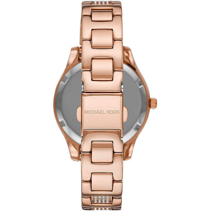 Michael Kors MK4597 Liliane Crystals Rose Gold Stainless Steel Bracelet - Κοσμηματοπωλείο Goldy